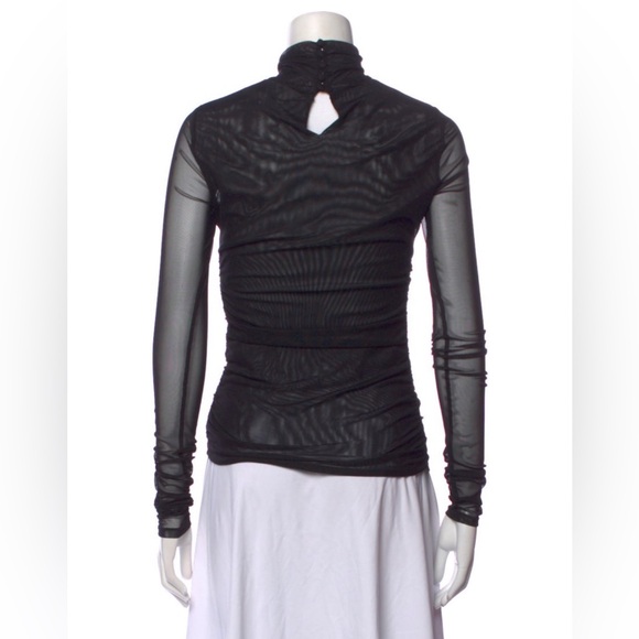✨ Cinq a Sept Mesh Turtleneck Top - Picture 3 of 3